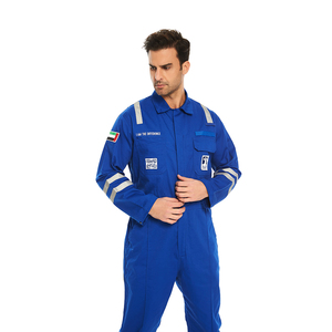 Vêtements de travail de sécurité Combinaison de travail Combinaison de soudage résistante aux flammes avec bande réfléchissante ignifuge - Product Image 1