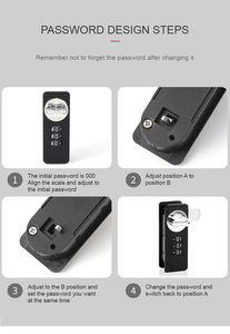 Alliage de zinc en plastique Cam meubles armoire <span class=keywords><strong>tiroir</strong></span> Mini mécanisme ressort <span class=keywords><strong>bouton</strong></span> poussoir 3 chiffres serrure à combinaison <span class=keywords><strong>pour</strong></span> casier - Product Image 5