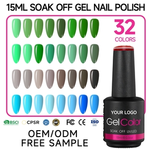 Esmalte de Uñas en Gel de Larga Duración OEM ODM con Botella de 15 ml, Suave, Autonivelante, Sin Rayas, Esmalte de Uñas Profesional, Muestra Gratis - Product Image 1