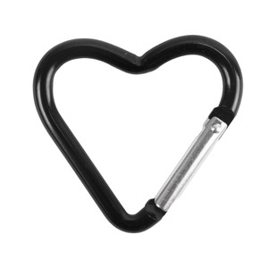 Высококачественный мини-карабин в форме сердца 44x43x4,5 мм - Product Image 5