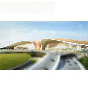 LF BJMB Stahl konstruktion Gebäude Raumrahmen Stadion Baldachin Dach