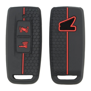 Funda Protectora de Silicona para Llaves de Coche, Estilo Moderno, Compatible con Llaves de Motocicleta <span class=keywords><strong>Honda</strong></span> - Product Image 3
