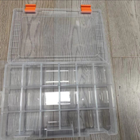 Boîtes de rangement pour matériel de pêche KastKing IPX-5 étanches en plastique avec séparateurs amovibles, 2/4 packs, plateaux pour matériel de pêche, boîte à pièces