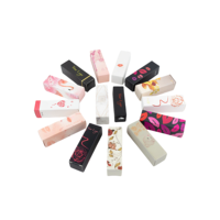 Caja de lápiz labial personalizada profesional Laminación mate Estilo moderno UV para lápiz labial Pestañas Aceite esencial Crema facial por encargo