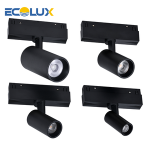 ECOLUX Éclairage sur <span class=keywords><strong>rail</strong></span> moderne de style industriel anti-éblouissement <span class=keywords><strong>Spot</strong></span> LED global de type H <span class=keywords><strong>avec</strong></span> <span class=keywords><strong>rail</strong></span> en aluminium Éclairage monté au plafond - Product Image 2