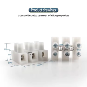 <span class=keywords><strong>2</strong></span> 핀 PA10 와이어 케이블 커넥터 PA10 H형 나사 터미널 케이블 터미널 블록 - Product Image 5