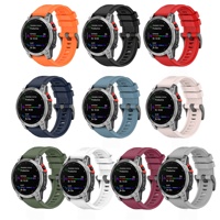 Cocok untuk Tali Jam Tangan Silikon Garmin Fenix Generasi ke-7, Tali Olahraga Resmi untuk Fenix 7X Tersedia dalam Stok