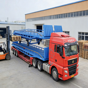 Plataforma Niveladora Hidráulica Móvil de 12T, Rampa para Contenedores con Altura Ajustable de 1.8m para Montacargas - Product Image 2