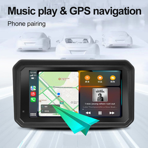 6 pouces étanche IP67 motos sans fil GPS Navigation 1080P enregistreur vidéo double lentille écran tactile pour Carplay <span class=keywords><strong>Android</strong></span> <span class=keywords><strong>Auto</strong></span> - Product Image 4