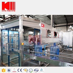 600BPH tam otomatik davul 20 litre şişelenmiş 5 galon saf su üretim hattı dolum makinesi - Product Image 2