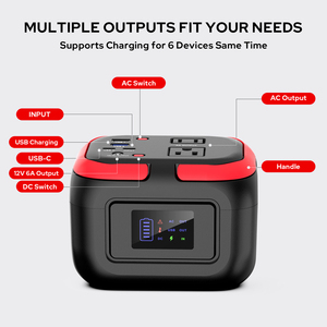 Livraison rapide d'une centrale électrique portable 120W <span class=keywords><strong>avec</strong></span> charge USB-C AC/DC pour les marchandises ponctuelles américaines à l'étranger - Product Image 4
