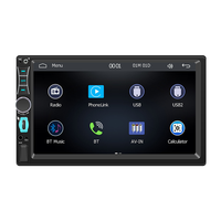 Autoradio double DIN 7 pouces Bluetooth Type-C sans fil Carplay Android Auto Radio FM USB Lecteur MP5 2 DIN