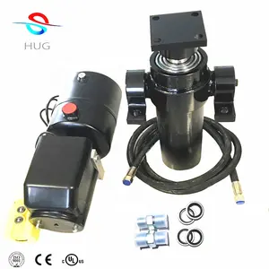 Cylindre hydraulique télescopique chinois câlin 2 étapes 3 étapes pour remorque benne basculante