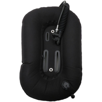 Ensemble aile de plongée Donut 38Lbs, BCD technique de plongée sous-marine avec coque en Cordura 1050D et tuyau d'inflation