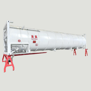 เรือขนส่งทางทะเลและทางบก LHe Vessel 41000L ISO Tank Container สำหรับบรรจุฮีเลียมเหลว - Product Image 2
