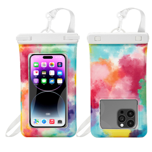 Étui en PVC pour téléphone étanche <span class=keywords><strong>avec</strong></span> logo personnalisé et panneau d'affichage transparent <span class=keywords><strong>avec</strong></span> <span class=keywords><strong>cordon</strong></span> de cou pour la natation, la plongée et la course à pied - Product Image 3