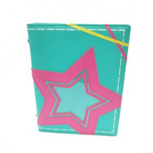 <span class=keywords><strong>Classeur</strong></span> de budget coloré vert et rouge a5 personnalisé découpé mécanisme d'anneau de reliure de budget d'économie d'argent amovible - Product Image 6