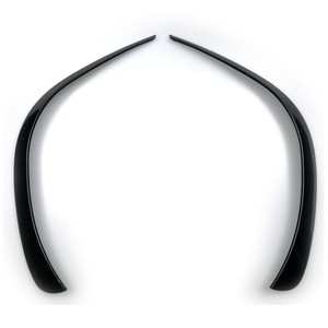 Front Air Intake Trim GLE167 Black Carbon Fiber Pattern Plastic Mercedes-Benz Car Window Weather Shields 3M Tape Stick - Product Image 1