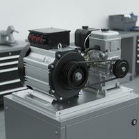 Générateur diesel à aimant permanent Micro 5KW, refroidi par air, avec mandrin électromagnétique en cuivre, monophasé, 1500 tr/min, 110V/220V, 60/50Hz