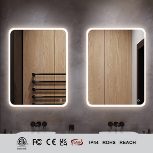 Nouveau <span class=keywords><strong>Miroir</strong></span> <span class=keywords><strong>de</strong></span> <span class=keywords><strong>Salle</strong></span> <span class=keywords><strong>de</strong></span> <span class=keywords><strong>Bain</strong></span> LED Moderne NewThingLine 80x60cm <span class=keywords><strong>avec</strong></span> Interrupteur Tactile, Intensité Variable, IP44, Anti-buée, Écran Tactile, Changement CCT, Haute Performance - Product Image 2