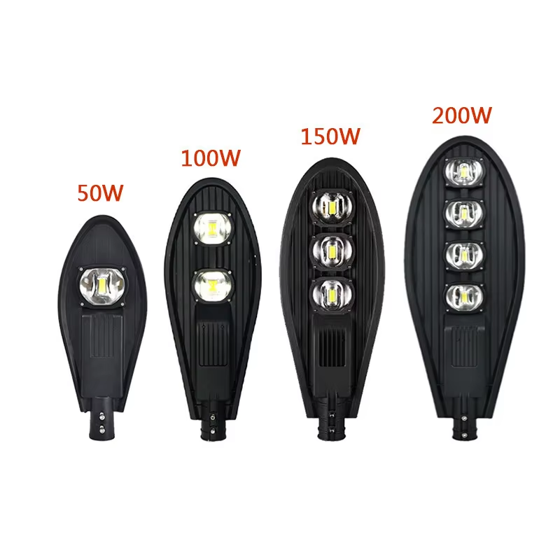 50W 100W 150W 200W AC Powered 6000K LED Street Light IP65 Waterproof Outdoor Super Bright Remote Control CE Certified 120 Beam