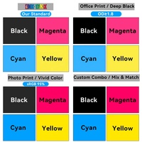 Cartuchos de Tinta Recargables Compatibles con INK-TANK para Canon PFI-701 PFI-703 PFI-704 PFI-706 1700 2700 710 8710 para Impresoras Canon