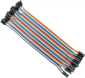 Dupont, перемычка, кабель, проволока для макетной доски, линия Dupont 3x40Pin, 20 см, многоцветный