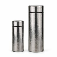 Thermos isotherme en titane pur de 480 ml à double paroi avec filtre à thé, bouchon à vis, logo personnalisé, cadeau