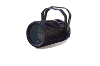 Éclairage QSE COB 200W IP65 DMX512/LED RGB à activation sonore, Ra95 2700K-6500K, construction en alliage d'aluminium