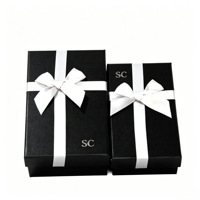 Individuelles Logo Farbige Umweltfreundliche Wasserdichte Karton-Geschenkanhänger Geprägt UV-Behandeltes Recycling-Material Robuste Flache Box