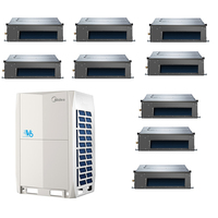 Unidad de Procesamiento de Aire Fresco Midea VRF, Aire Acondicionado para Universidad, Gimnasio, Hotel, Hospital, Apartamento