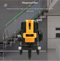 Niveau laser industriel professionnel vert 3D à 2 lignes, auto-nivelant et à rotation automatique, protection IP54, le plus vendu