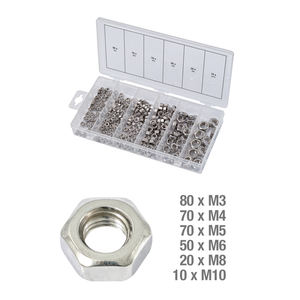 Surtido de accesorios de máquinas herramientas de tornillos Inox surtidos de 300 piezas - Product Image 1