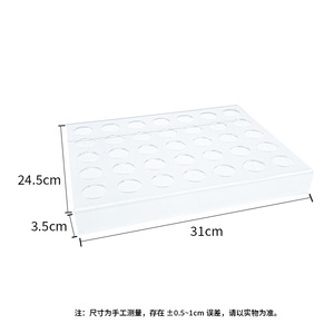 ชั้นวางอะคริลิคใส 31x24.5x3.5 ซม. ชั้นวางจัดเก็บแคปซูลกาแฟแบบตั้งโต๊ะ ชั้นเดียว ที่วางอะคริลิค - Product Image 4