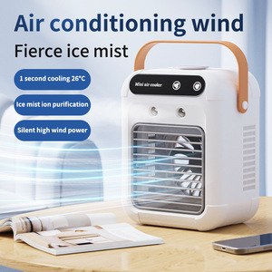 Hot Sale Portable Water Cooled Small Cooling Fan Mobile <b>Mini</b> Evaporative <b>Desk</b> Air Cooler Lasting Spray - Product Image 2