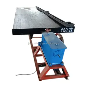 Gravity separation equipment gemini vibrating shaking table for copper ore plastic recycling plant