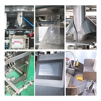 Machines d'emballage automatiques verticales pour le café, le lavage, la farine, les épices en poudre, machines d'emballage multifonctions