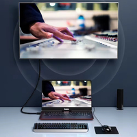 Câble SAMZHE haute vitesse mâle-mâle 4K/60Hz avec blindage en feuille et gaine en nylon pour lecteur DVD, ordinateur portable, téléviseur, projecteur HDTV