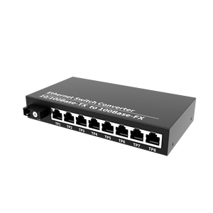 Transceptor de Fibra Óptica Monomodo de 1000 Mbps, 1 Puerto Óptico + 8 Puertos Eléctricos, 8GE+1GX, en Oferta - Product Image 1