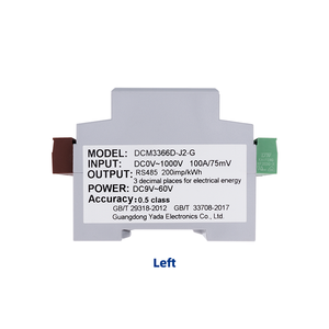 Compteurs d'énergie intelligents numériques YADA DCM3366D-J2-G pour rail DIN, mesure de courant continu, de tension, de puissance, de kWh et de <span class=keywords><strong>watts</strong></span> - Product Image 5