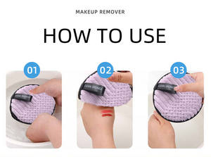 Ensemble de tampons démaquillants naturels, tampons démaquillants pour le visage, lavables <span class=keywords><strong>à</strong></span> <span class=keywords><strong>l</strong></span>'<span class=keywords><strong>eau</strong></span>, nettoyants, éponge - Product Image 6