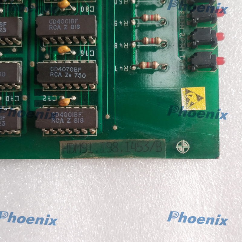 Original SLO SPV WAN SRJ Control Card 91.198.1453 for HEIDELBERG