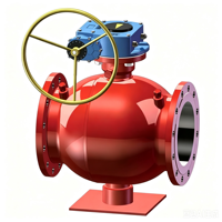 Válvula de Ventilación Manual de Corte de Gas con Conexión Bridada y Estructura de Control, Soporte OEM