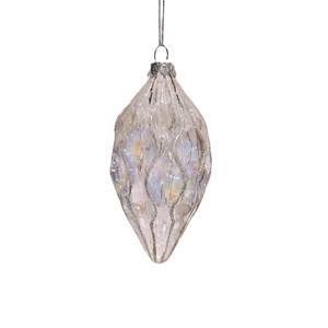 Waardepakket Glazen Kalebas Glazen Puntvormige Geassorteerde Kleuren Kerst Hangende Ornament Feestdecoratie Cadeau - Product Image 3