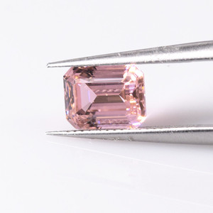 3*5mm-15*20mm Emerald Cut Czochralski Grown Yttrium <span class=keywords><strong>Aluminium</strong></span> Grenat YAG Pierres précieuses libres Synthétiques YAG Lab Created Pink YAG - Product Image 1