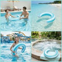 Bouée de natation gonflable en PVC, modèle QN-0315A, 74x54cm, épaissie, écologique, pour piscine et plage, idéale pour les fêtes, produit transfrontalier très demandé