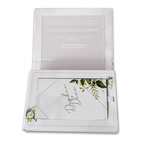 <span class=keywords><strong>4</strong></span>.3 pouces, dépliant vidéo avec boîte-cadeau, tampon chaud en or et carte vidéo LCD revêtue UV et courrier vidéo. - Product Image 5