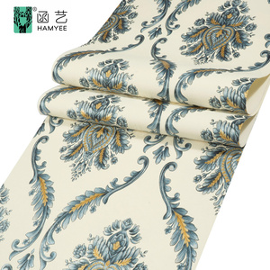 Papier peint intissé 3d personnalisé, tapisserie luxueuse avec des fleurs de roses, pour salon - Product Image 3