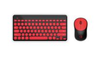 Keyboard dan Mouse Nirkabel Portabel 2.4Ghz dengan Proyeksi Terpisah dan USB untuk iPad dan Tablet Android