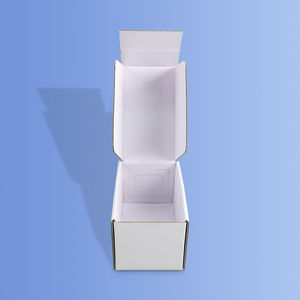 Bán buôn Tùy chỉnh màu trắng Vận chuyển hộp sóng giấy gói hộp tay - Product Image 6